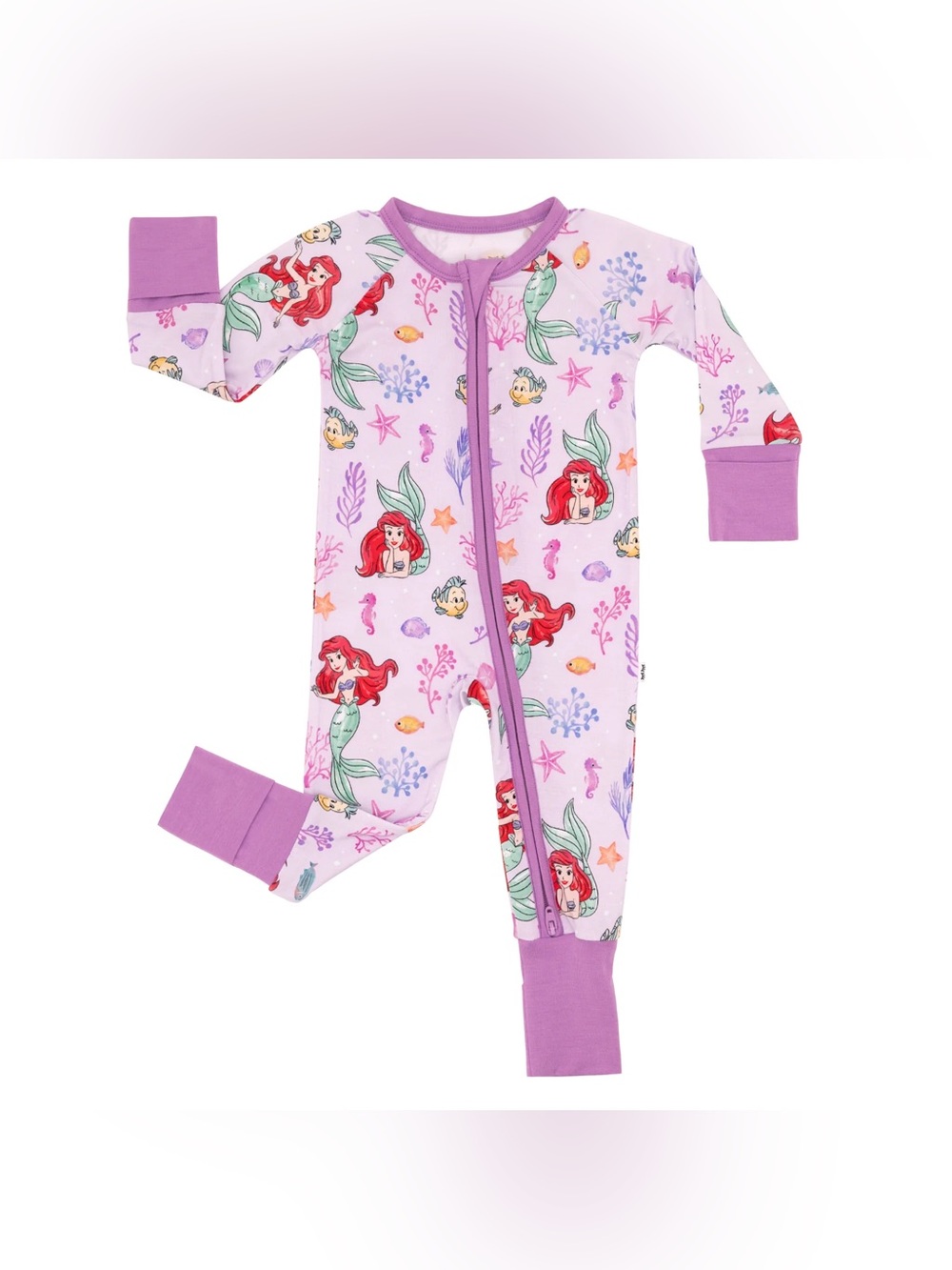 Little Sleepies “Part of Her World” zippy - 12-18 months Disney’s Little Mermaid